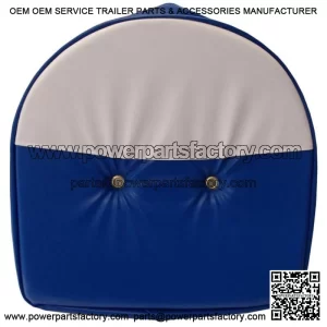 Blue and White T295BW Tractor Pan Seat Cover Fits Ford Fits John Deere Fits Mass