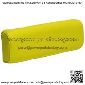 R0997 Seat Back, Yellow Vinyl - Fits John Deere 40, 320, 435, 1010, M, MT +