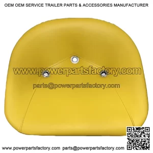 Yellow Padded Pan Seat Fits John Deere Lawn and Garden Tractors TS1200