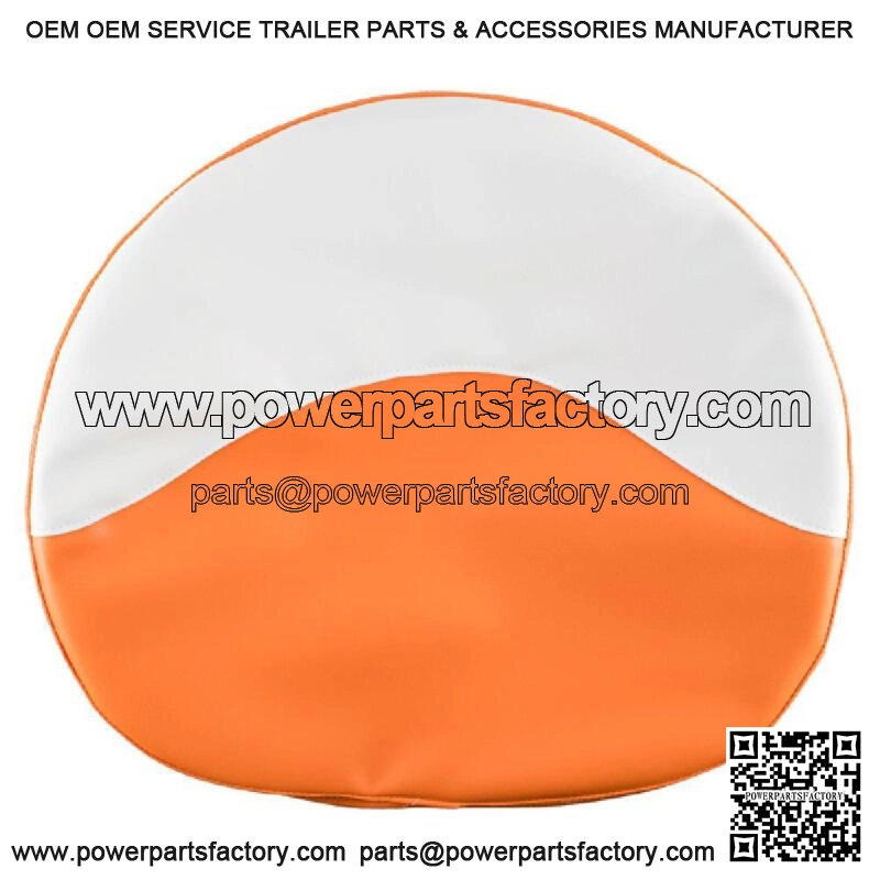 R1012 Orange & White Seat Cover, 21" Wide - Fits Case Miscellaneous Models