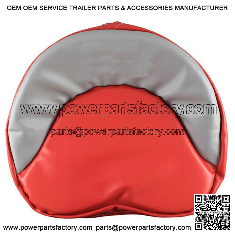 R4536 Red & Grey Tie Pan Seat Cover Fits Ford Tractors NAA Jubilee 600 800 900