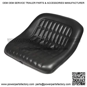 Pan Seat 19" Cushion w/ 7" Spacing Vinyl Black Fits Ford 4000 3000 2000 6600 411