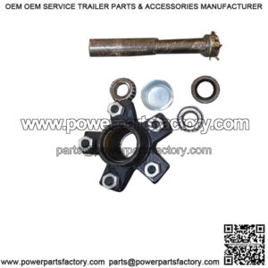 Aftermarket 5 on 4.5" Trailer Axle Kit 2000lbs Idler Hub Kit w/Round Spindles