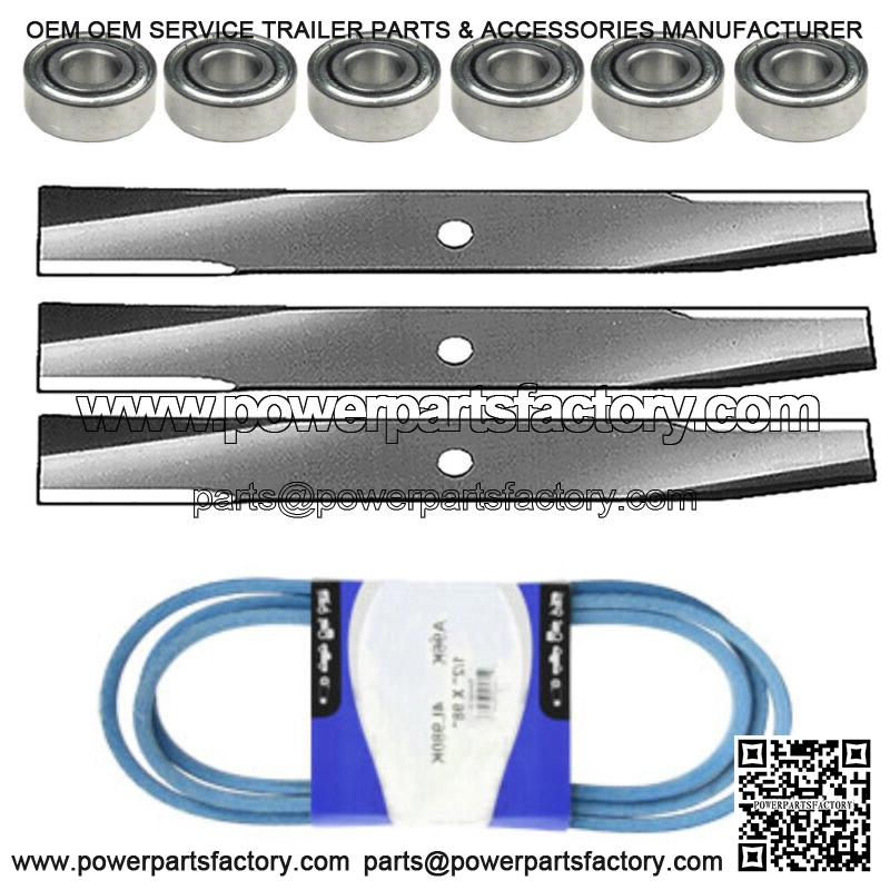 Fits John Deere Deck Kit ,Belt Blades ,Bearings 300 314 316 318 46 48" m41668"