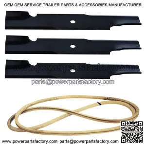 Belt & Blades Deck Kit for 48" Cut SCAG Tiger Fits Cub-Wild Fits CAT-STWC 48