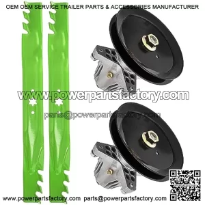 Spindle Mulching Blade Kit for MTD Cub Cadet 46 inch Deck LTX1045 LTX1046 LTX2046M Tractors