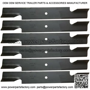 6PK Lawn Mower Blades Compatible with 61" Scag Super Z Turf Tiger STHM SW SWZ Mo