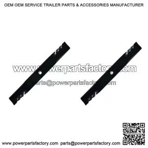 (2) Oregon Gator Mulching Blades for John Deere Z225, Z235, LA125, LA135 42"