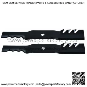 (2) PACK 42" Gator Mulch Blades for John Deere Z225 Z235, LA125, LA135 592-615