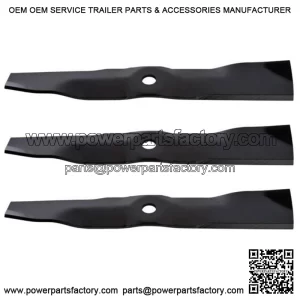 (3) Oregon Blades for John Deere LX176, LX178, LX186, LX188, LX277AWS 48"