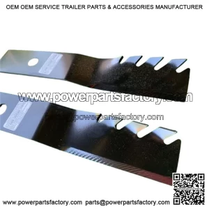 Gator style blades for 42" mowers on John Deere Z335E,Z335M,Z345M,Z345R UC22008