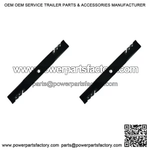 (2) 42" Mower Deck Blades for John Deere AM137333, D110, D120, D100