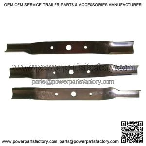 Set/3 blades for Frontier/John Deere GM1072R 72" grooming mower #5WP1008199KT