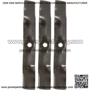 John Deere UC22009 Mower Blades 3-Pack 48" Deck GX 325 355 X 300 320 LT 180 Z425