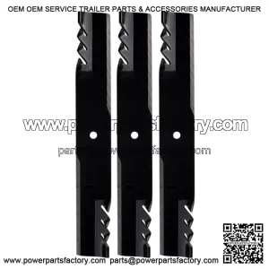 Oregon 396-706 Gator G6 Blades for John Deere 325 335 345 425 445 w/ 54" 3-PACK