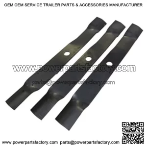 SET OF 3 John Deere Original Equipment Mower Blades - TCU18990