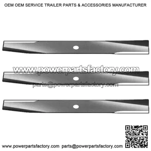 Blade 3 Pack Fits John Deere Mowers 160 261 Rotary Mowers 400 420 430