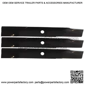 Oregon 91-389 Hi-Lift Blade for John Deere STX 38 46 LT166 Yard Tractors 3-PACK