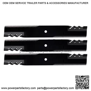 Oregon 396-704 Blade Mulch Gator G6 for John Deere Hustler Fas Trak Super 3-PACK