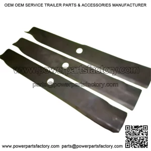 NEW SET OF 3 MULCHING BLADES FITS HUSQVARNA / YAZOO KEES 539101485 3 PACK P7D