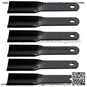 6PK Oregon Heavy Duty Blade for 44" Woods P90 P990 RM90-1, RM90-2, RM990, P990-3