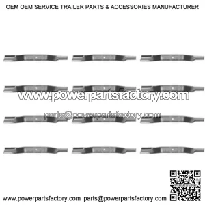 12 Pk Rotary 6432 Blade 20-1/4"X 5/8" Left Hand Cut High-Lift Fits Woods