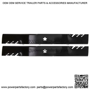 Oregon 96-370 22-7/8" G3 Gator Toothed Blades 2-PACK Husqvarna Ariens 46" Decks