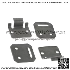 Set of 2 Seat Hinge Plate Male and Female Kits for Club Car DS Golf Cart 1979-Up