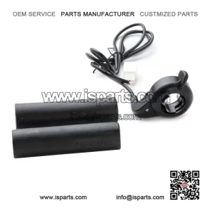 Thumb Throttle Twist Grip 3-Wire 24/36/48v E-Bike ?C Universal for Electric Scooter, Bike