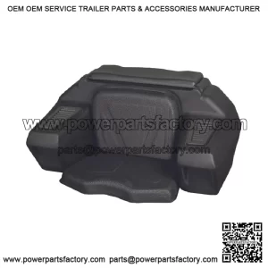 ATV Rear Passenger Seat Cargo Storage Helmet Trunk Box Luggage Lounger