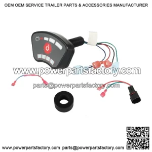 Keyless Ignition Switch with Digital Battery for EZGO Club Car Golf Cart ?C 36V to 48V