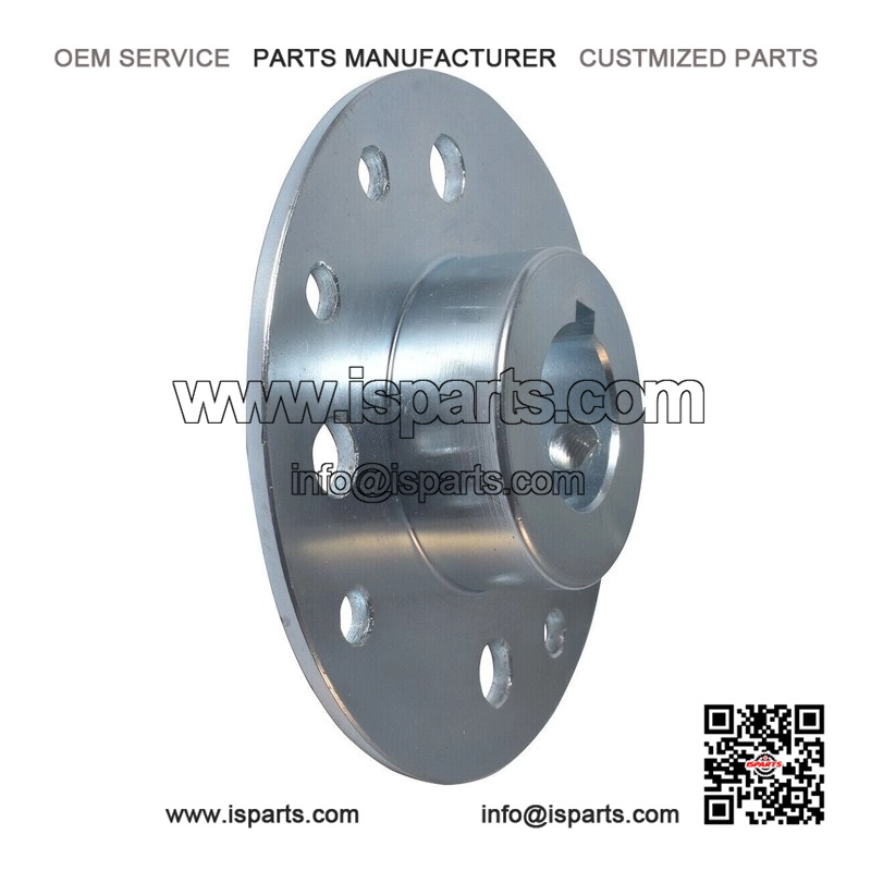 Brake Drum Sprocket Hub with 1" Bore, 1/4" Keyway ?C for Go Kart, Cart, Mini Bike, Trike - Image 2