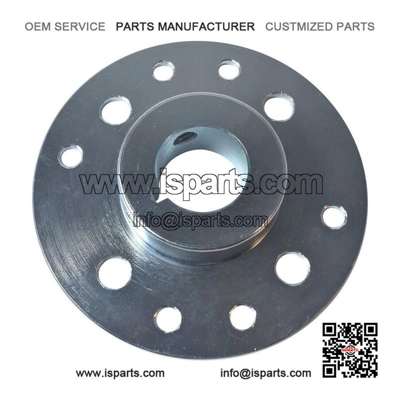 Brake Drum Sprocket Hub with 1" Bore, 1/4" Keyway ?C for Go Kart, Cart, Mini Bike, Trike - Image 3