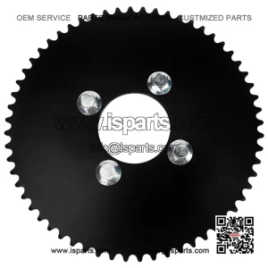 60T Rear Chain Sprocket for #35 Chain ?C 4 Hole ?C for Mini Bike, Go Kart, Trike, ATV