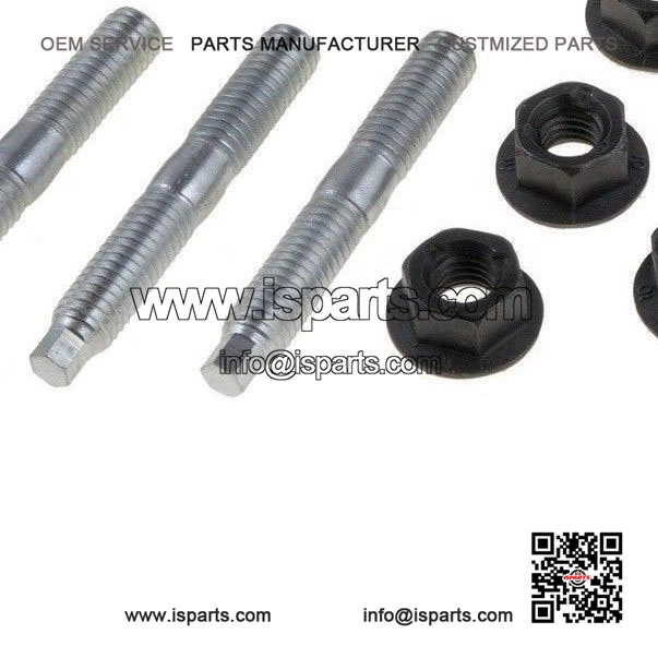 Long Stud Exhaust Pipe Kit with Lock Bolts ?C for Predator 212cc, Honda GX, Kart, Mini Bikes