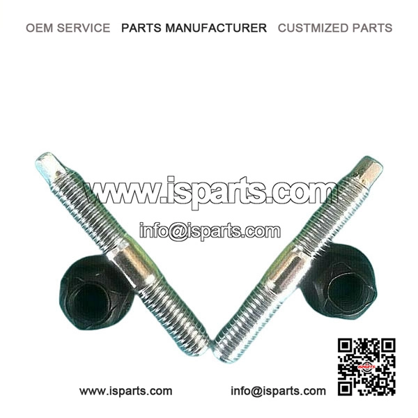 Long Stud Exhaust Pipe Kit with Lock Bolts ?C for Predator 212cc, Honda GX, Kart, Mini Bikes - Image 2