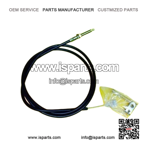 Disc Brake Cable Kit 56" with U Clamp & Spring for Mini Bike, Drift Trike, Go Kart, Motorcycle - Image 2