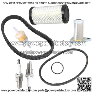 Tune Up Kit with Drive/Starter Timing Belt for EZGO TXT 1996+ 295/350cc Golf Cart
