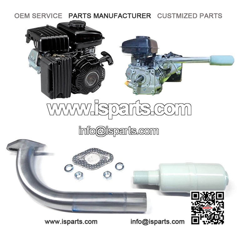 Exhaust with Muffler ?C for Predator 3HP 79cc Mini Bike