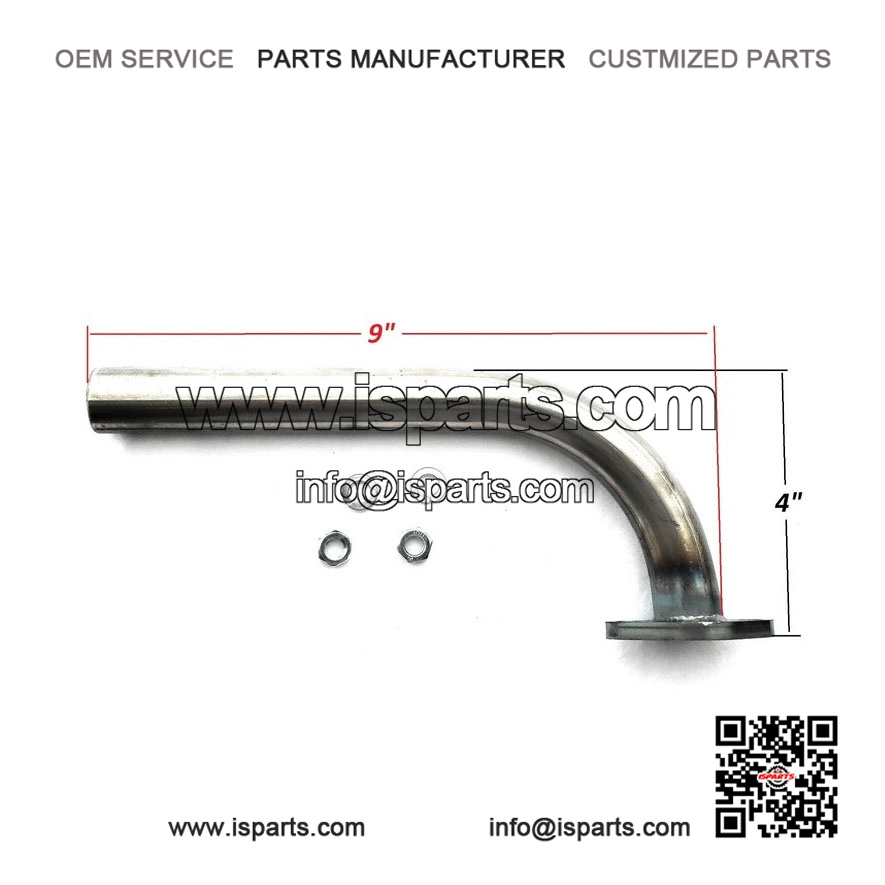 Exhaust Pipe for Predator 79cc / 3HP ?C fits Go Kart & Mini Bikes - Image 2