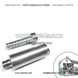3/4" SS Muffler ?C for Coleman Minibike, Predator 212, 224, BT200X, MB200, CT200U