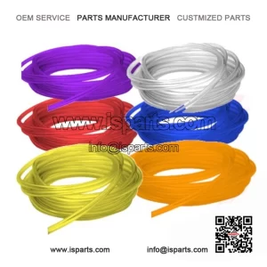 Colored Fuel Gas Line Hose for Go Kart, Mini Bike ?C 1/4" ID, 3/8" OD, Sold by the Foot