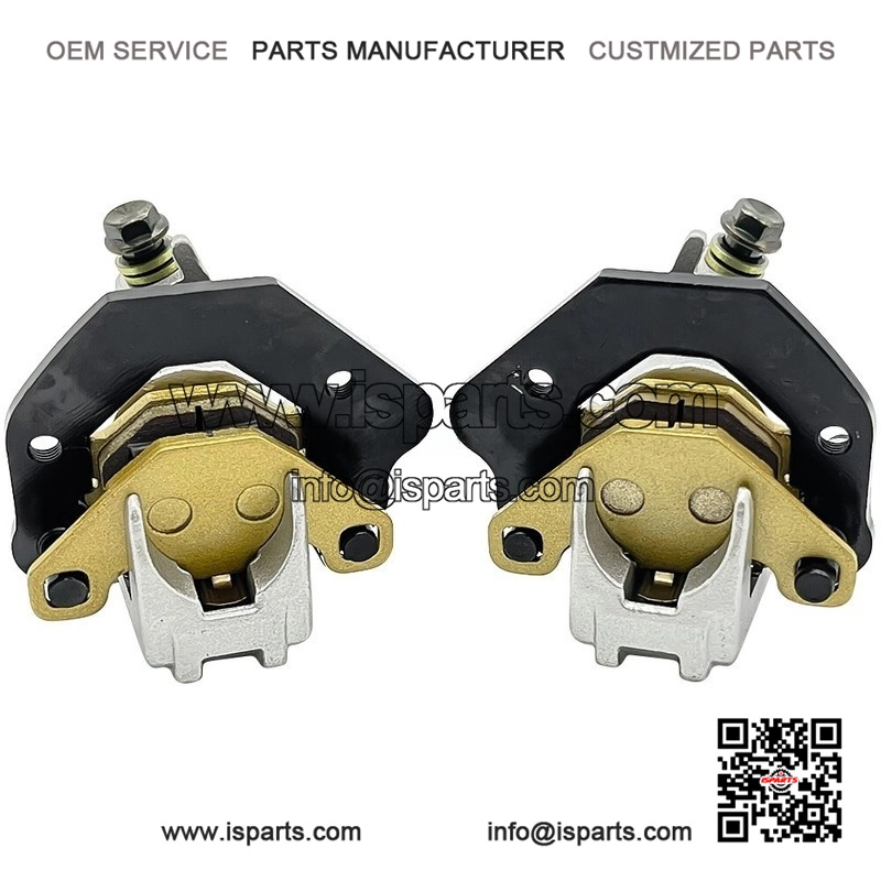 1988-2004 Bayou 300 2x4 KLF300B Front Left Right Brake Calipers & Pads - Image 3