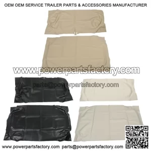 Front Vinyl Seat Covers Set for EZGO TXT 1995-2013 Golf Cart
