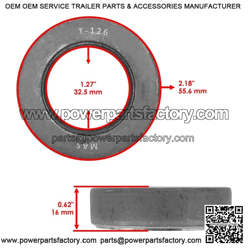 Spindle King Pin Repair Kit for Ford Tractors 445, 545, 555, 655, 4500, 5610, 6610 ?C Part #DEPN3115A - Image 3