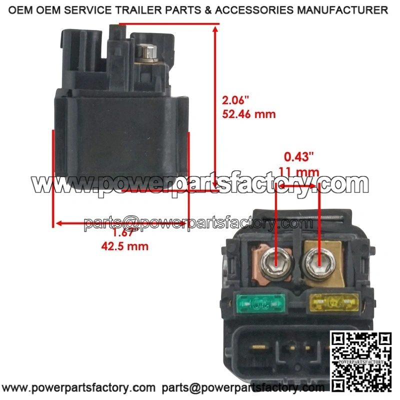 Starter Solenoid Relay for Honda CBR1000RR (2008-2016) & CB1000R (2011-2016) - Image 2