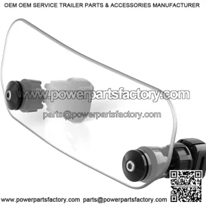 Clear Wide Add-On Windshield for Yamaha XMAX (2018+), TMAX (2020+), NMAX 125 (2020-2024)