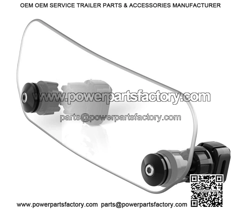 Clear Wide Add-On Windshield for Yamaha XMAX (2018+), TMAX (2020+), NMAX 125 (2020-2024)