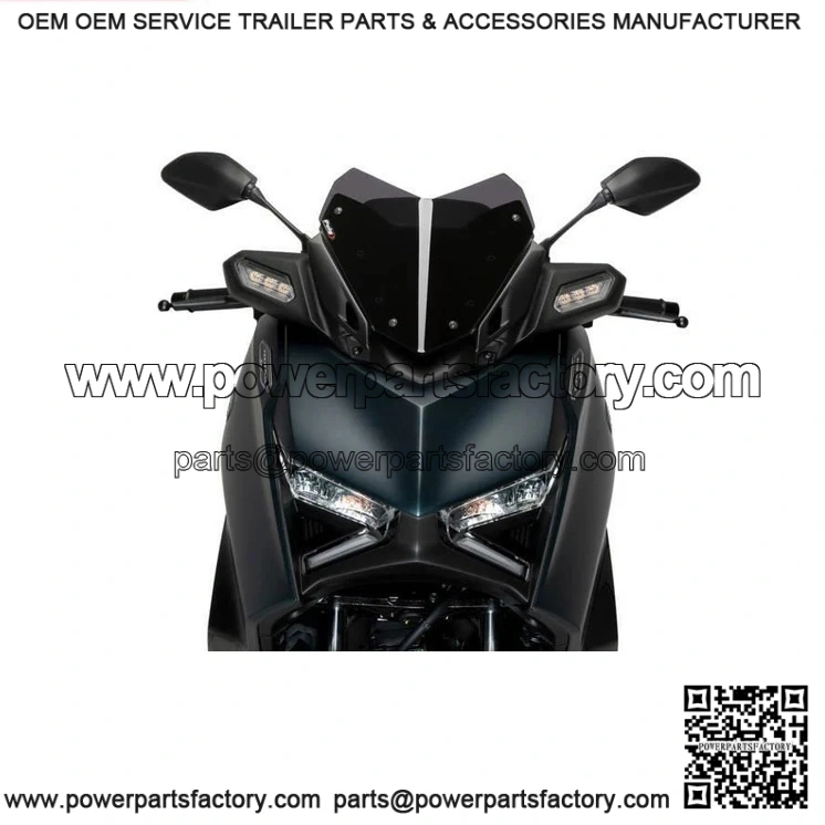 Matte Black Sport Windscreen for Yamaha XMAX 125/300 (2023-2024)