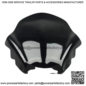 Black PVC Windscreen for Yamaha XMAX 125/X-MAX 250 (2010-2013)